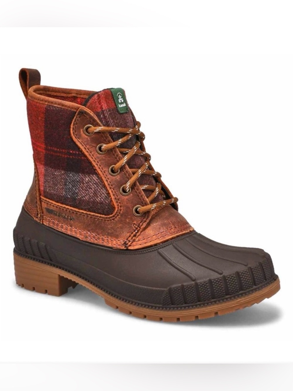 Kamik Women's Sienna Mid Plaid Boots Size 7